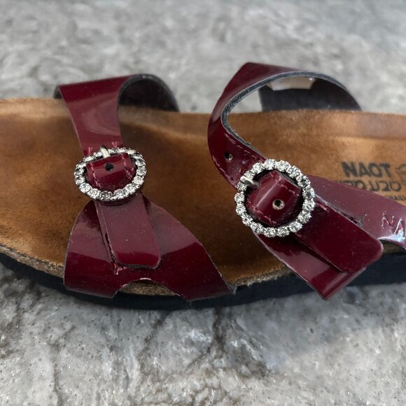 Red Sandals with Rhinestones - Size 38 - Adjustable Straps - Noat - Picture 6 of 8